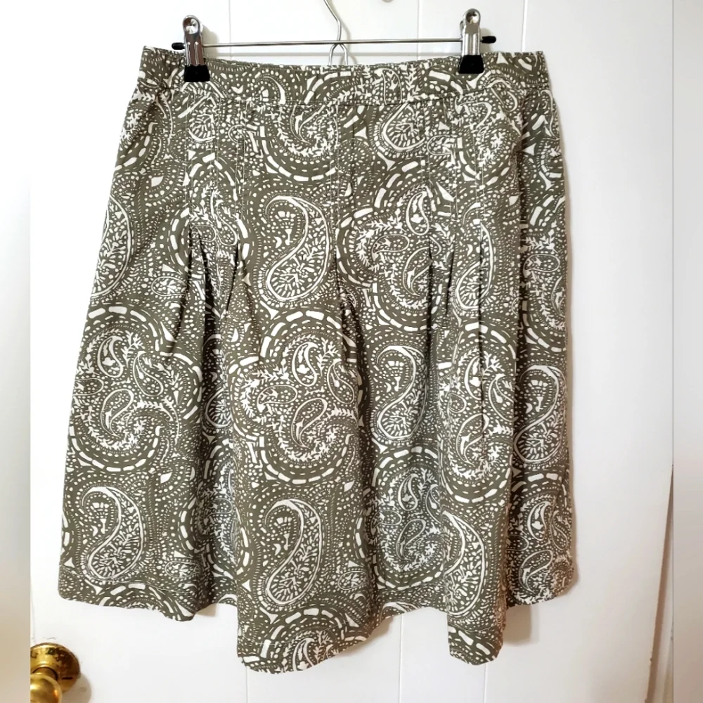 Cotton paisley skirt - Picture 3 of 9